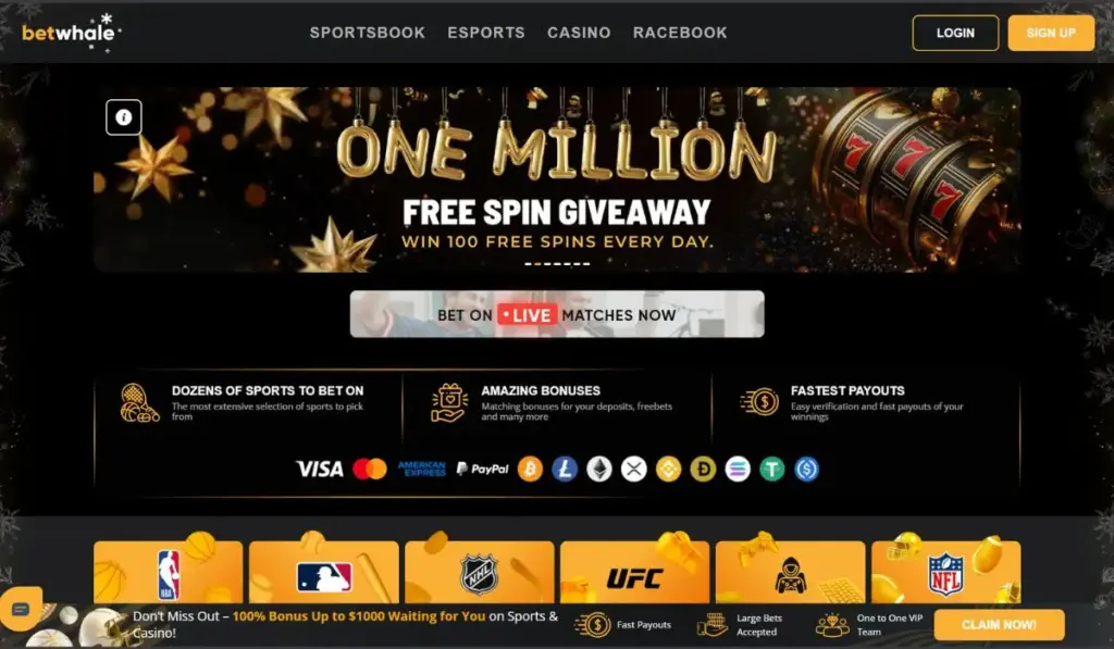 BetWhale US Crypto Casino