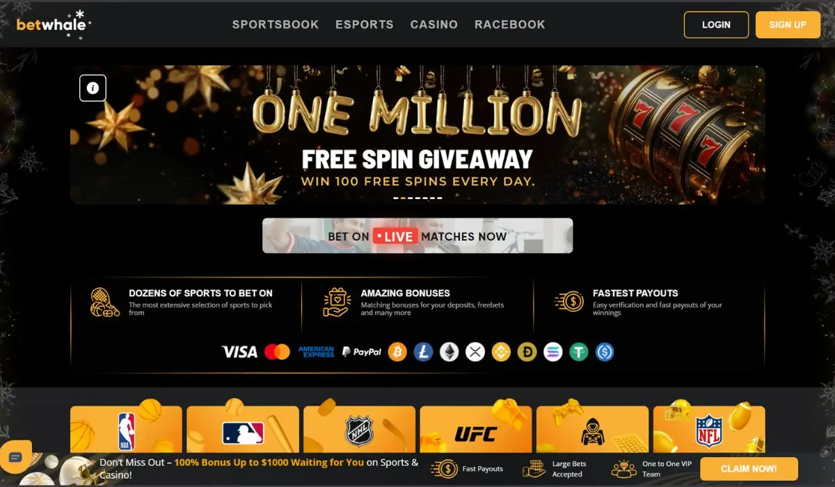 BetWhale US Crypto Casino